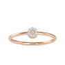 0.07 Carat Diamond 14K Rose Gold Ring