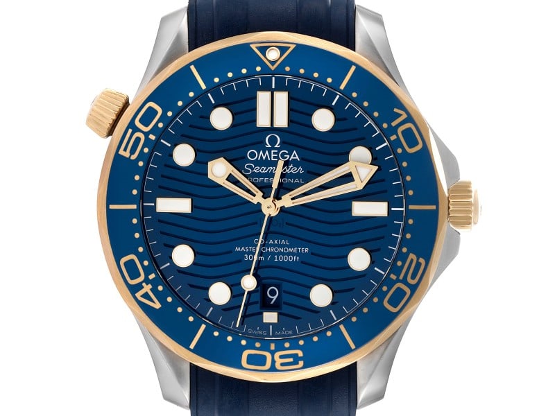 Omega Seamaster Co-Axial Steel Yellow Gold Watch: Omega Seamaster Co-Axial Steel Yellow Gold Watch ---- Product Code: 54086-34CB0 ---- Brand: Omega ---- Condition: Pre-Owned ---- Omega Seamaster Co-Axial Steel Yellow Gold Watch .Automatic self-windin