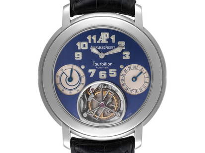 Audemars Piguet Jules Audemars Tourbillon Platinum Mens Watch: Audemars Piguet Jules Audemars Tourbillon Platinum Mens Watch ---- Product Code: 39825-34CB0 ---- Brand: Audemars Piguet ---- Condition: Pre-Owned ---- Audemars Piguet Jules Audemars Tourbillon Platin
