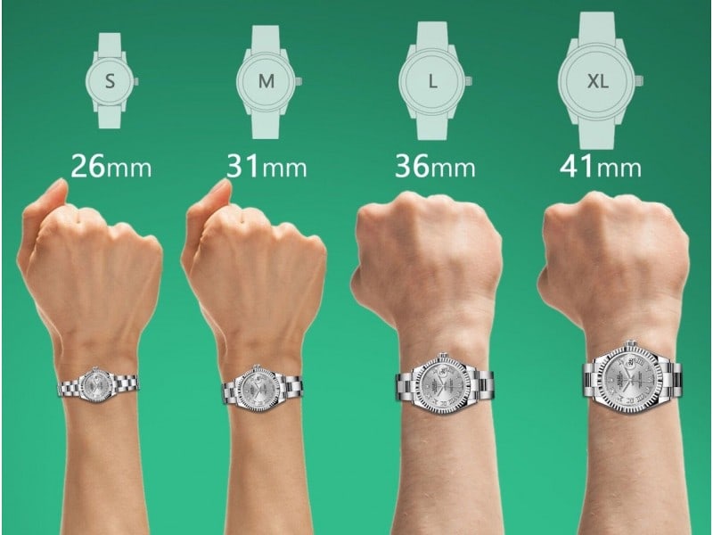 Rolex datejust clearance 31mm on wrist