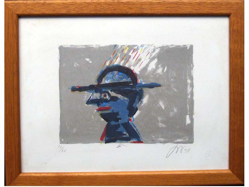 Ivald Granato: Quattro litografie, soggetti vari, es 17/60 firmato Ivald Granato. Cornice. 30 x 40 cm XX secolo