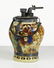 Porcelain water pipe. Handmade painted 1920 circa - 4