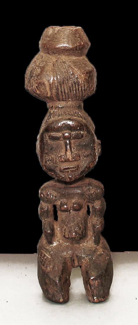 Ivory coast Djimimi people Carved wooden statue. 35 cm (1 of 7)