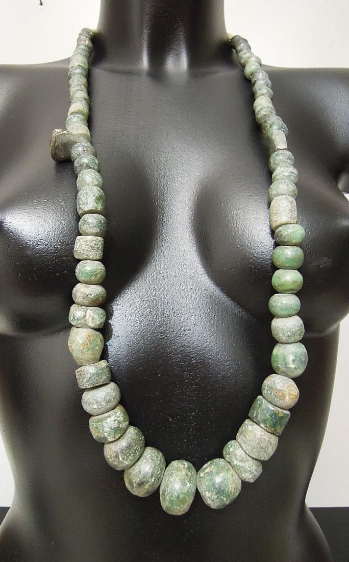 Mali Dogon 1970 circa. Handmade green marble (1 of 1)