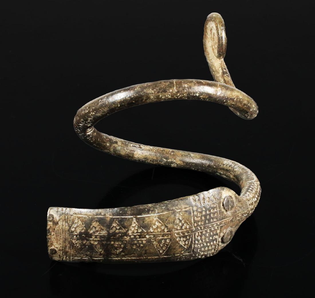 Burkina faso. Bobo people. Heavy Bronze manilla (1 of 2)