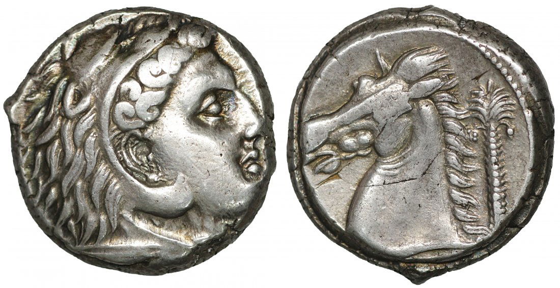 SICILY Entella Punic issues 300-289 BC Silver (1 of 1)
