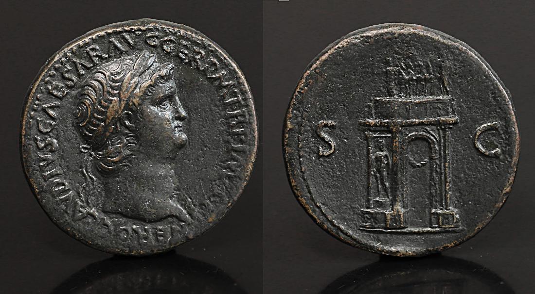 Nero Sestertius.64 AD Rare (1 of 2)