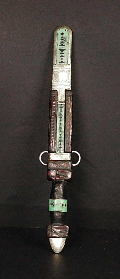 Niger 1950 Tahoua Touareg parade Dagger/knife 24cm-72 (1 of 4)