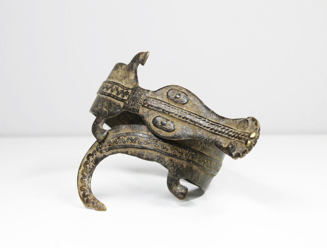 MALI BRONZE BRACELET OF DOGON PEOPLE 1900 AD (1 of 4)