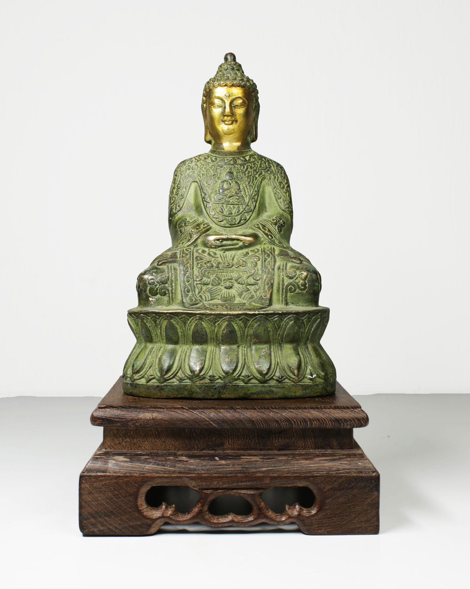 China Guanyin Bronze Buddha statue 1950 (1 of 5)