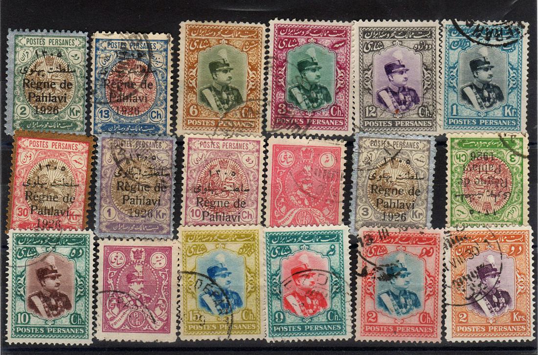 Iran lot of 18 stamps 1909/1926 (1 of 1)