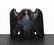 Tibet Himalayan tribes 1920 Black jade pendant statue - 2