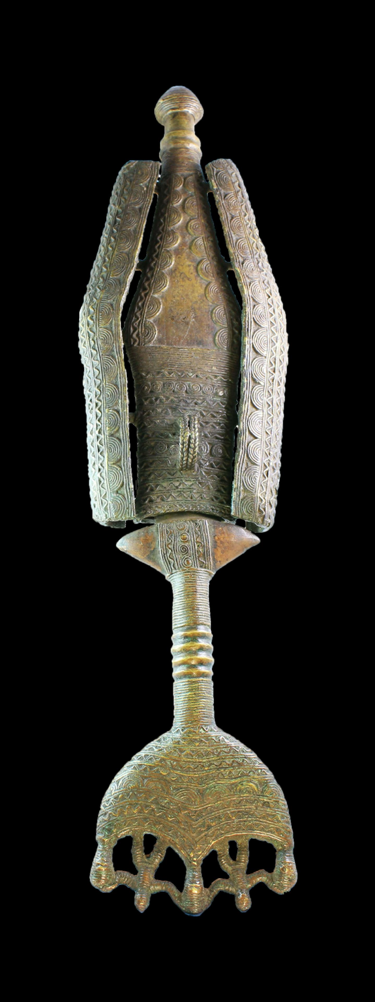 MALI TUAREG TRIBES 1800/1900 ANCIENT SWORD IN BRONZE (1 of 3)
