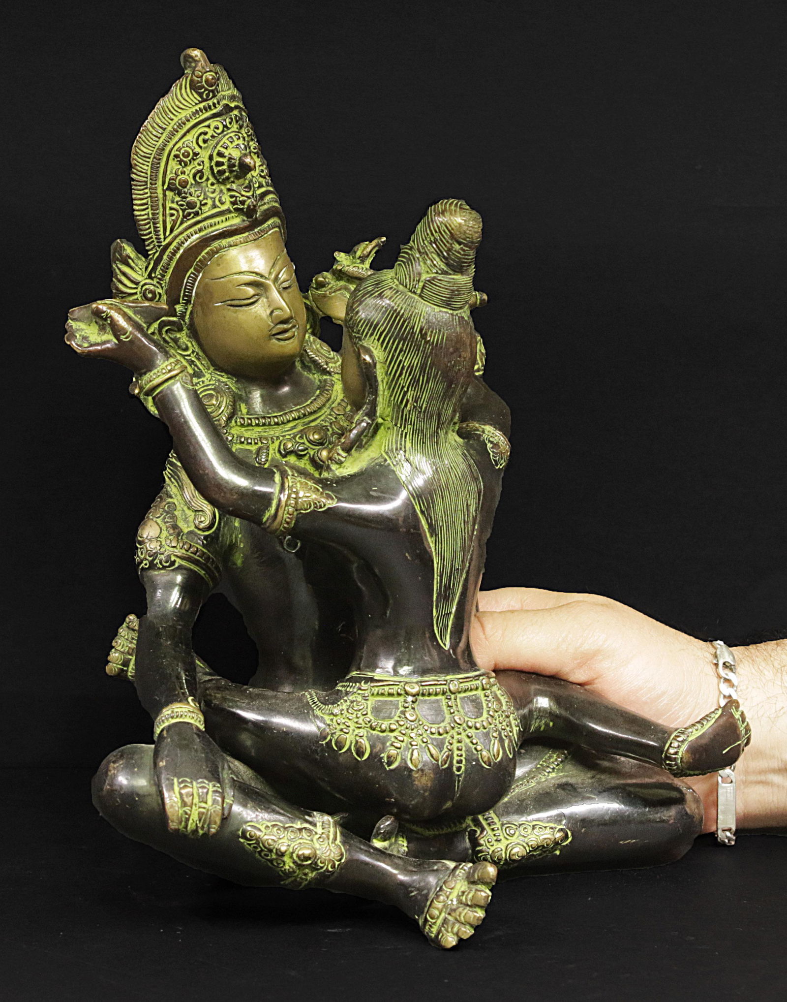 Tibet Heavy Samantabhadra Buddha bronze statue 1800 5,2 (1 of 7)