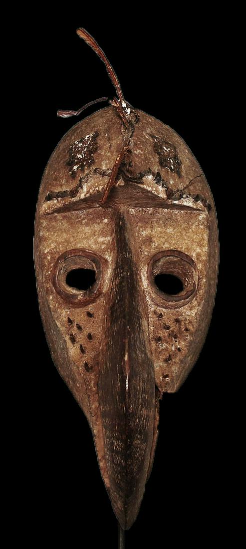 OLD CARVED GREBO BIRD MASK 40cm 16" (1 of 8)
