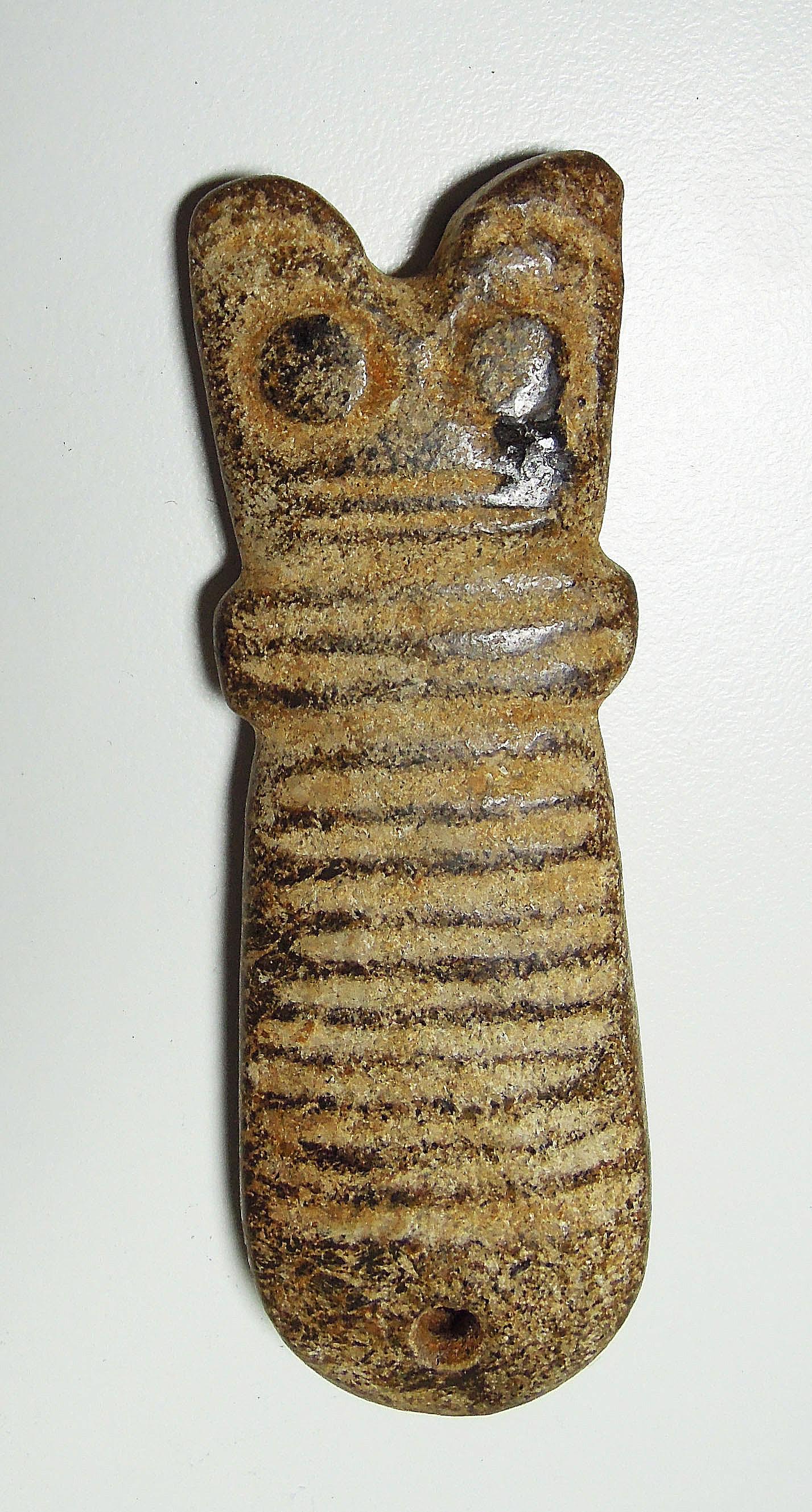 Tibet Handcarved demon's protection jade 1700/1800 AD (1 of 1)