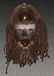 IVORY COAST Dan people Carved wooden mask ornate with - 2
