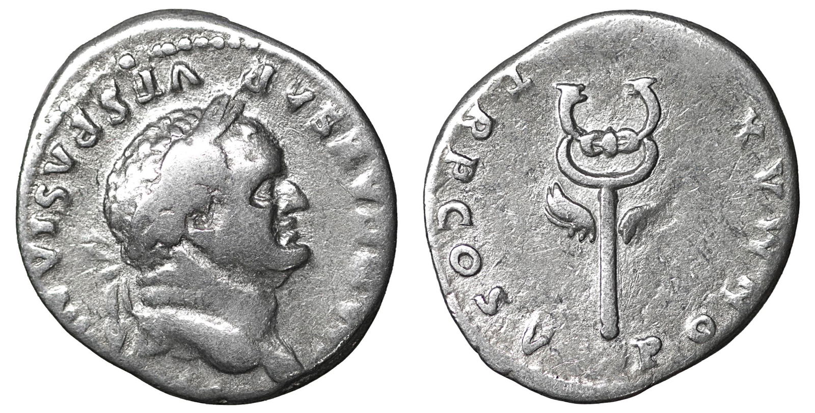 Vespasian 69-79 AD Denarius Roman Coins (1 of 1)
