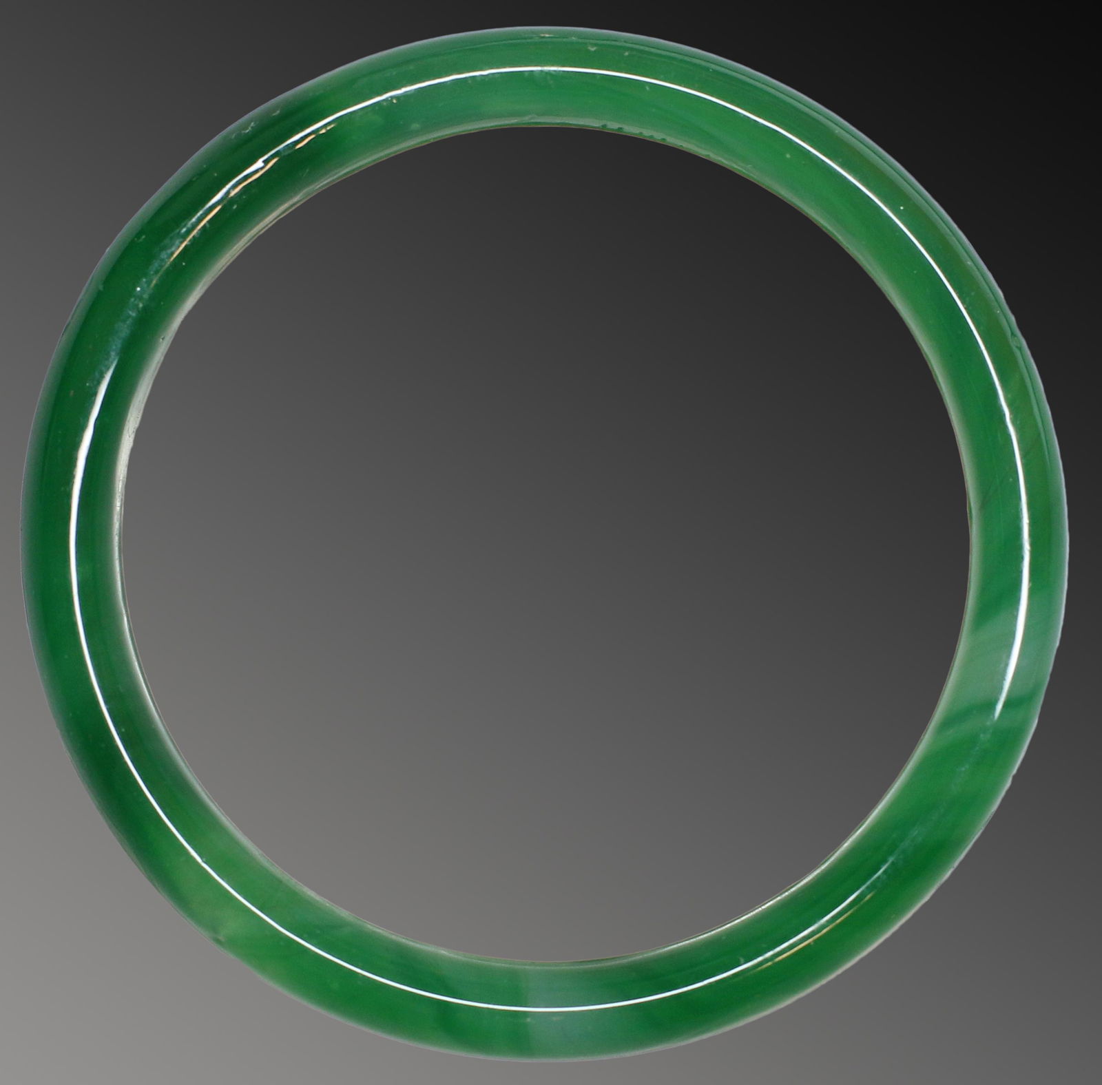 China Min Guo period 1930 Burma Jadeite Bracelet 38 gr. (1 of 2)
