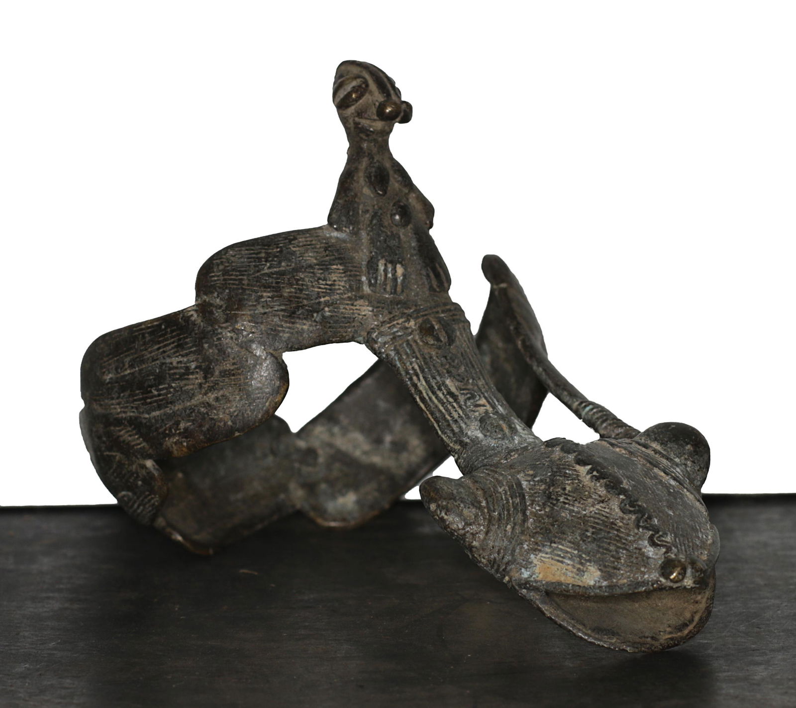 Burkina faso Bobo people 1900/1950 Bronze bracelet in a (1 of 6)