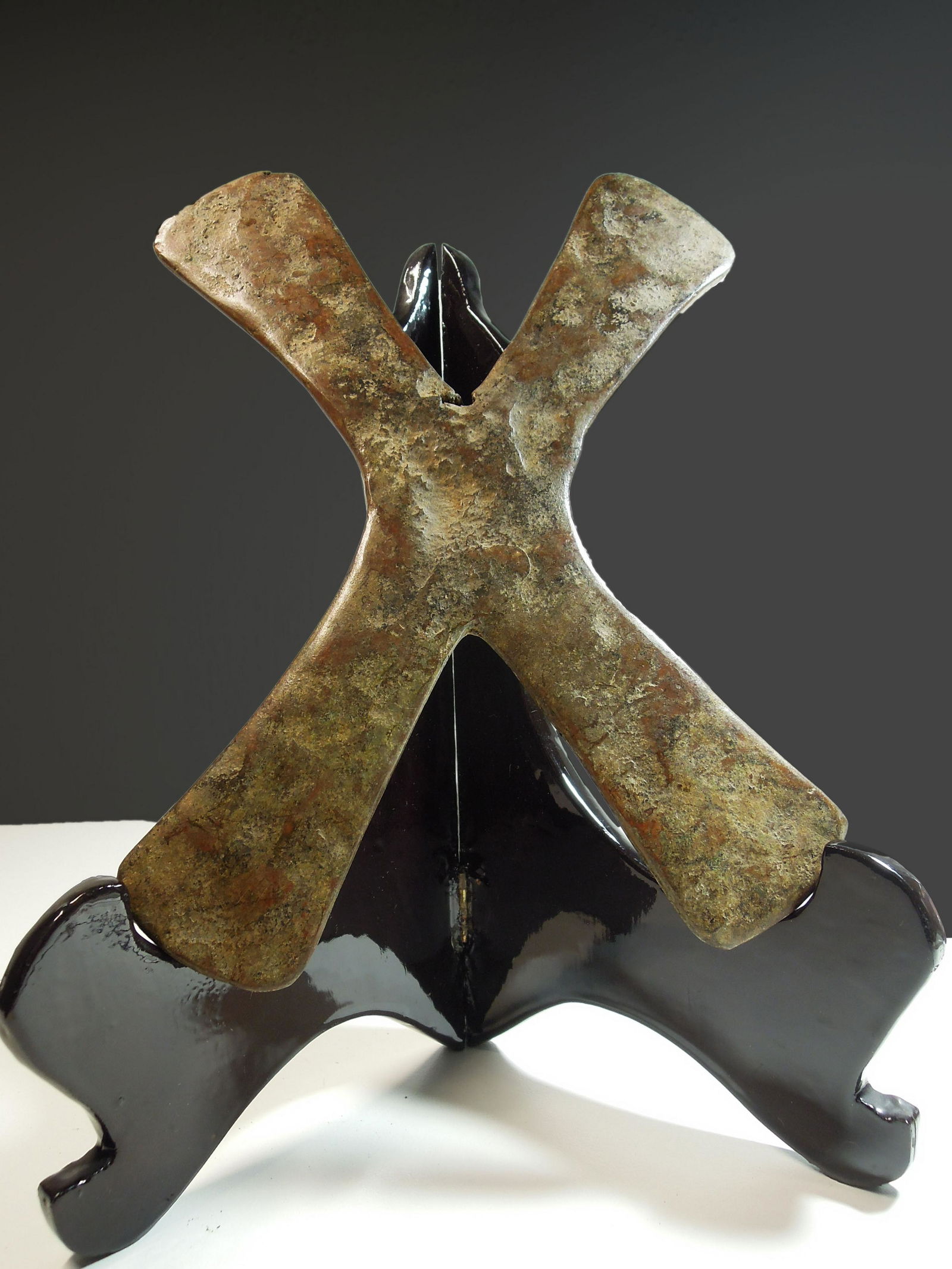 Congo Katanga region 1850/1900 AD Cross of Katanga used (1 of 2)