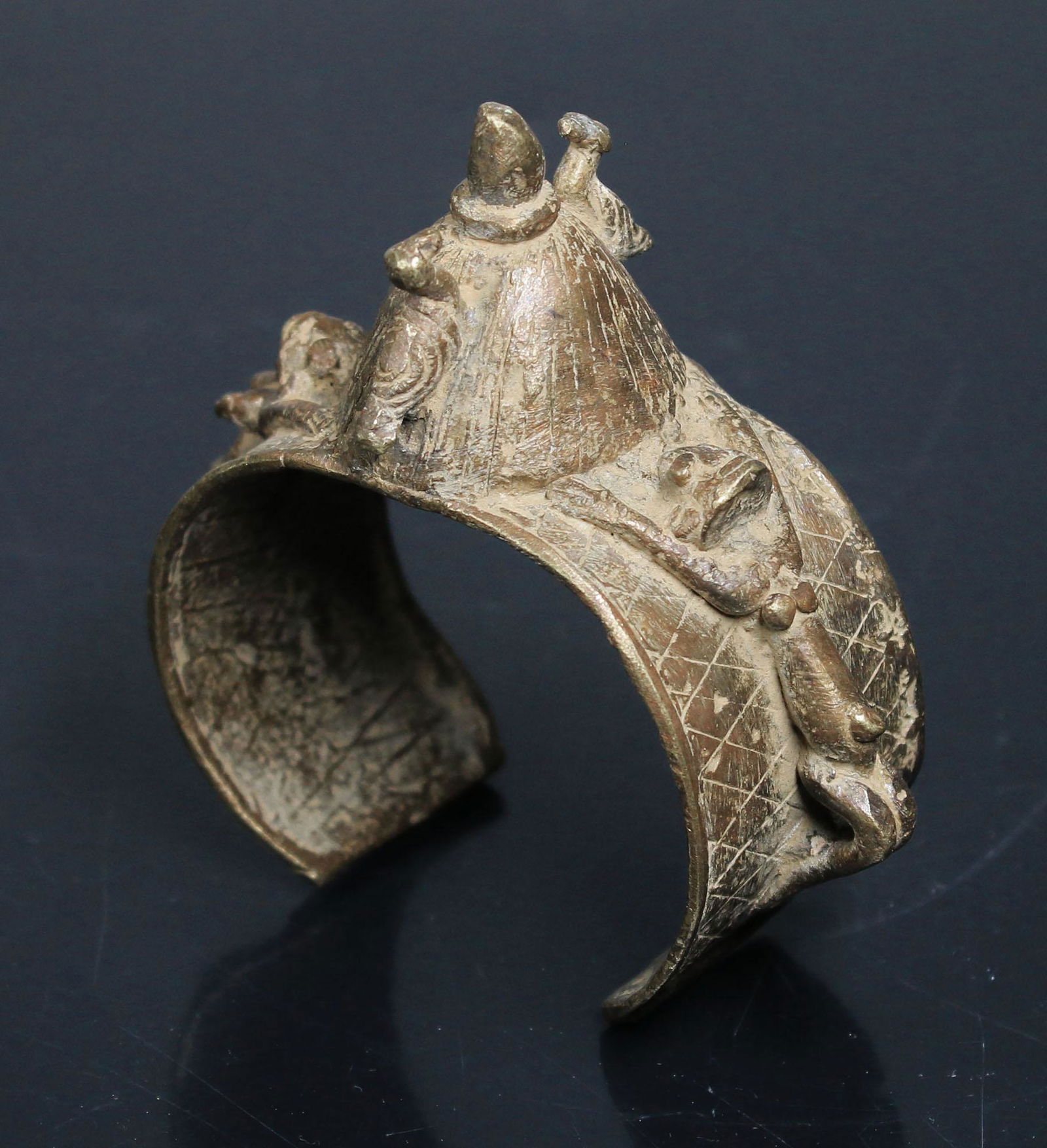 Nigeria Igbo people. Ceremonial Bronze Bracelet (1 of 5)