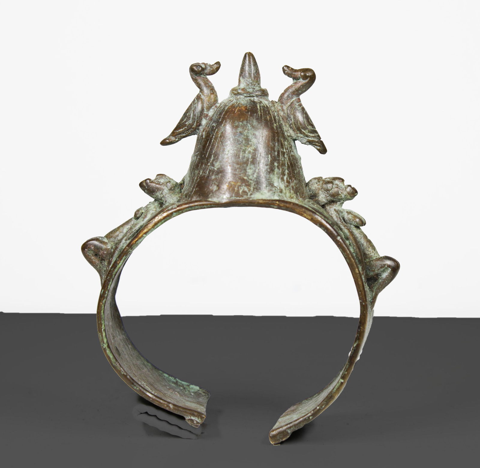 MALI BRONZE BRACELET OF DOGON PEOPLE. 1800 AD (1 of 4)