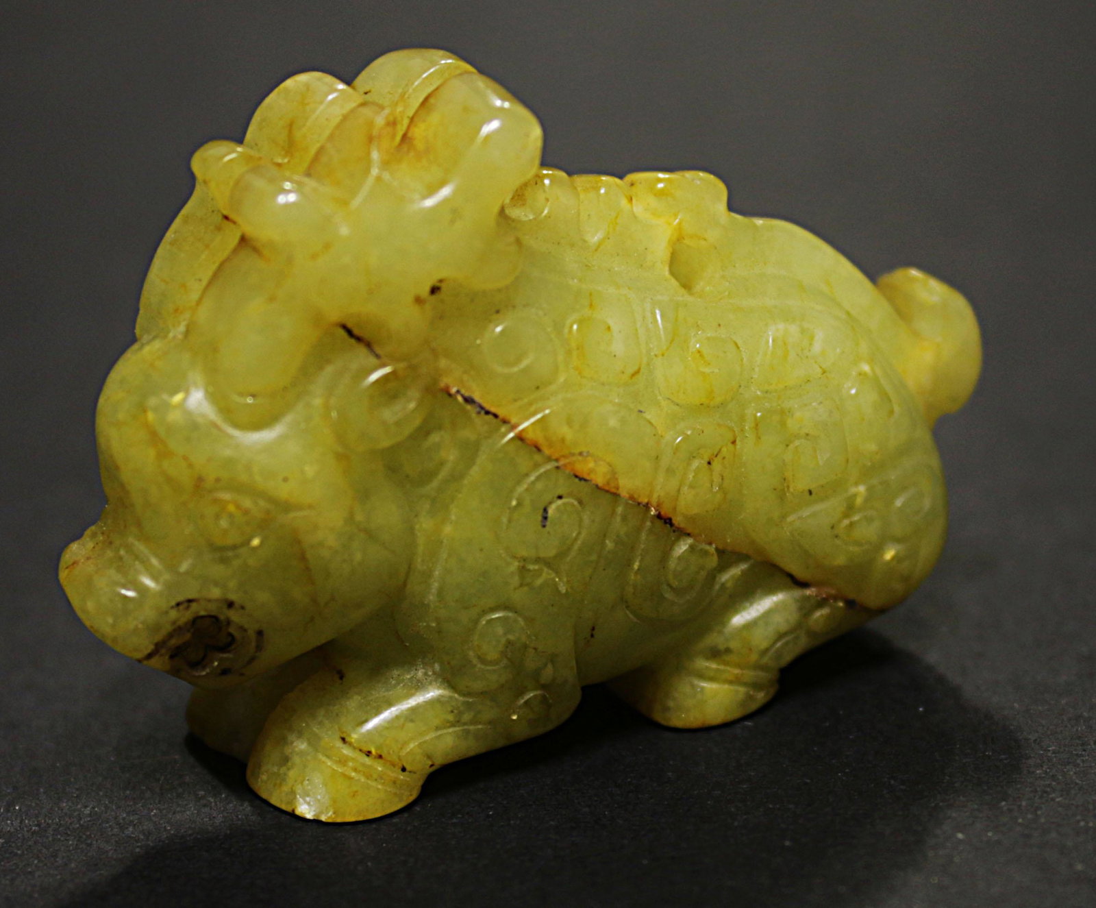 China Handcarved Fu Dog jade BeiJing 40 gr (1 of 3)