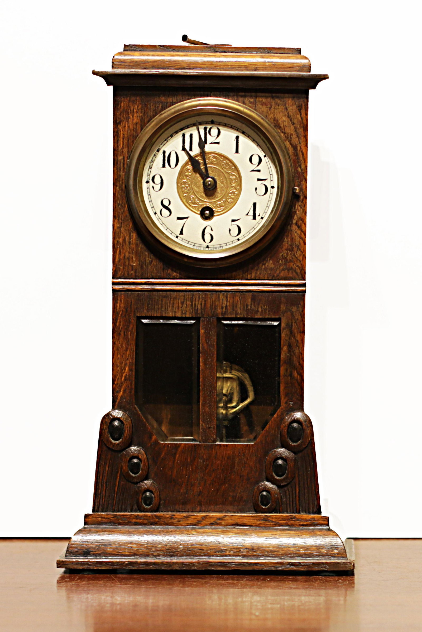 Germany Wooden table Clock Art Deco style 1920 (1 of 3)