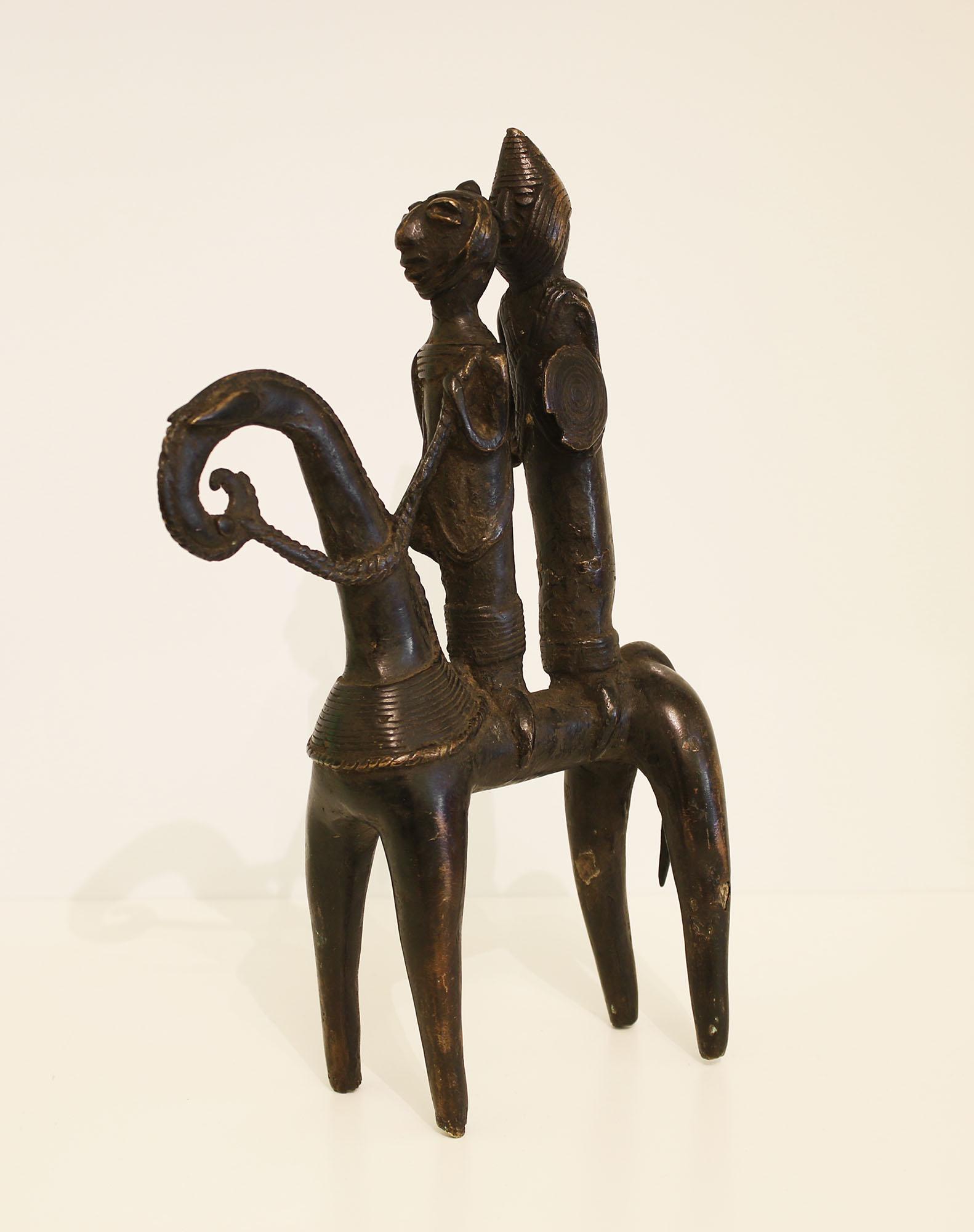 Ciad Bronze statue Warriors Sao 19th century (1 of 3)