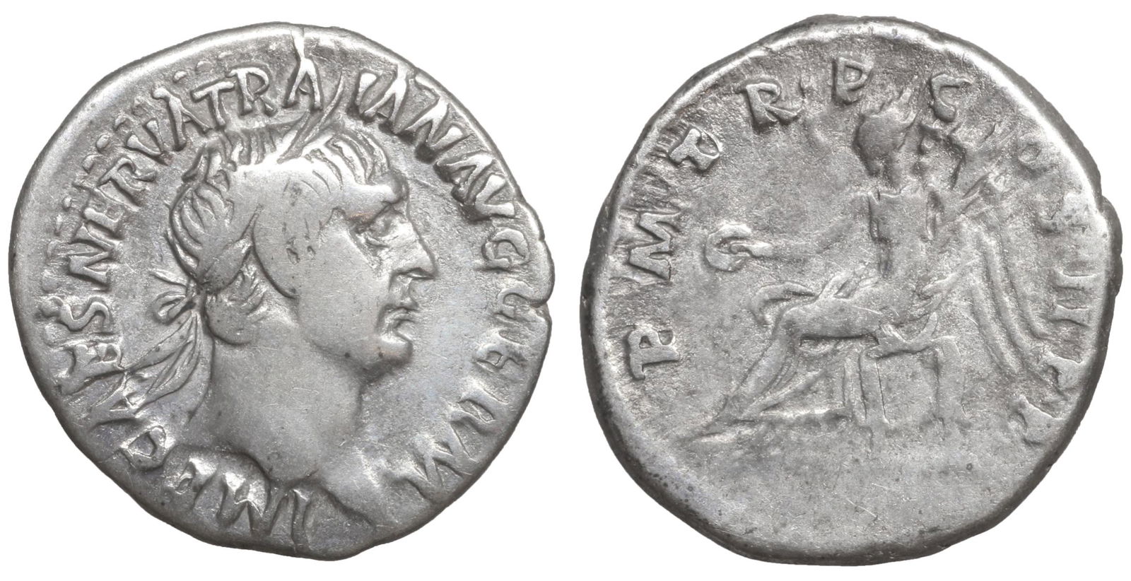 Trajan 98-117 Denarius Rome AD 98-99 (1 of 1)