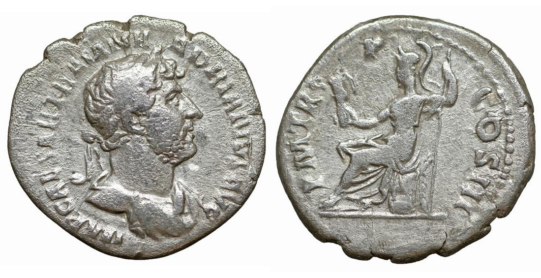 HADRIAN 117-138 Denarius Rome (1 of 1)