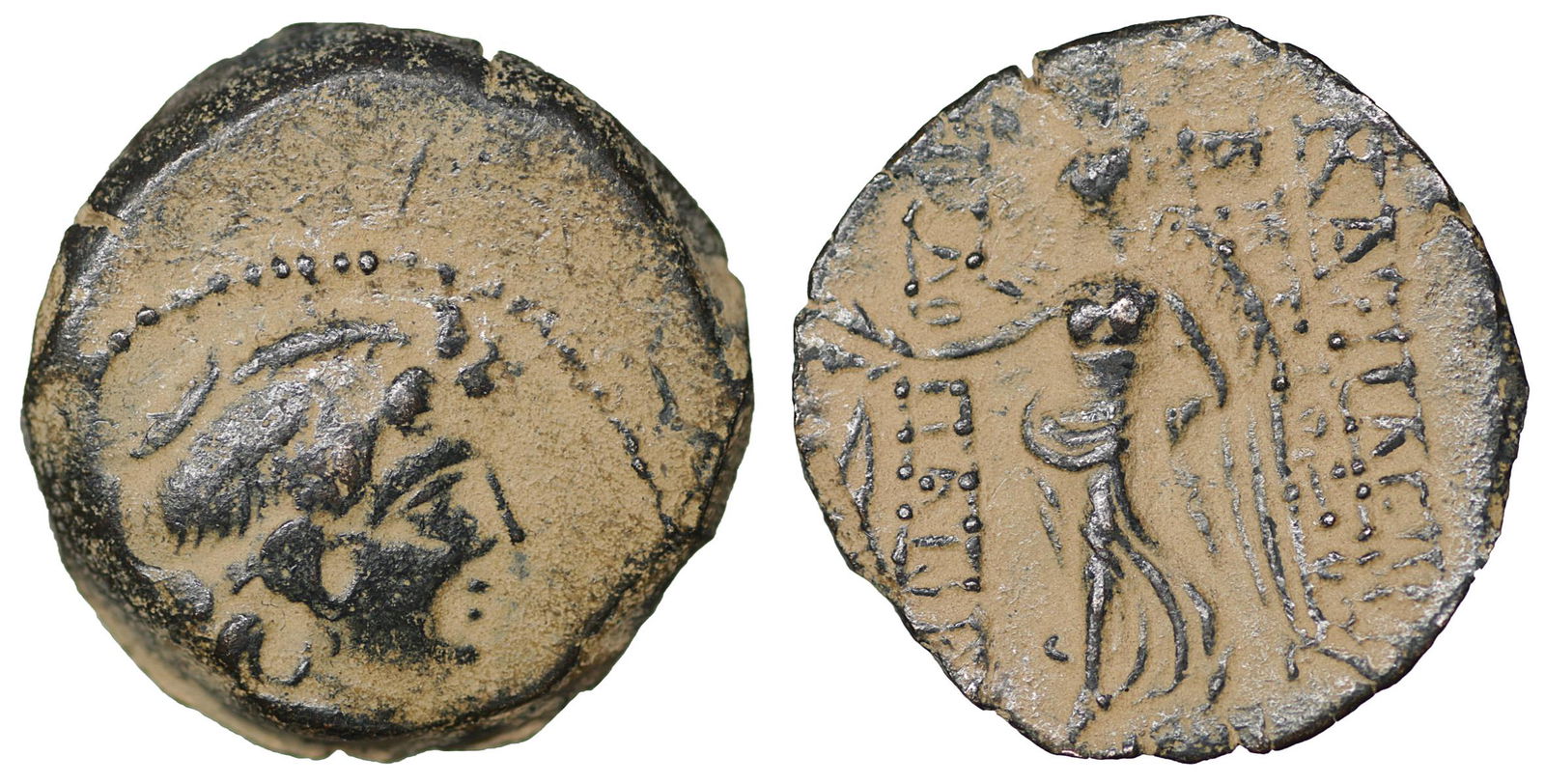 SELEUKID Antiochos IX 114/3-95 BC Bronze (1 of 1)