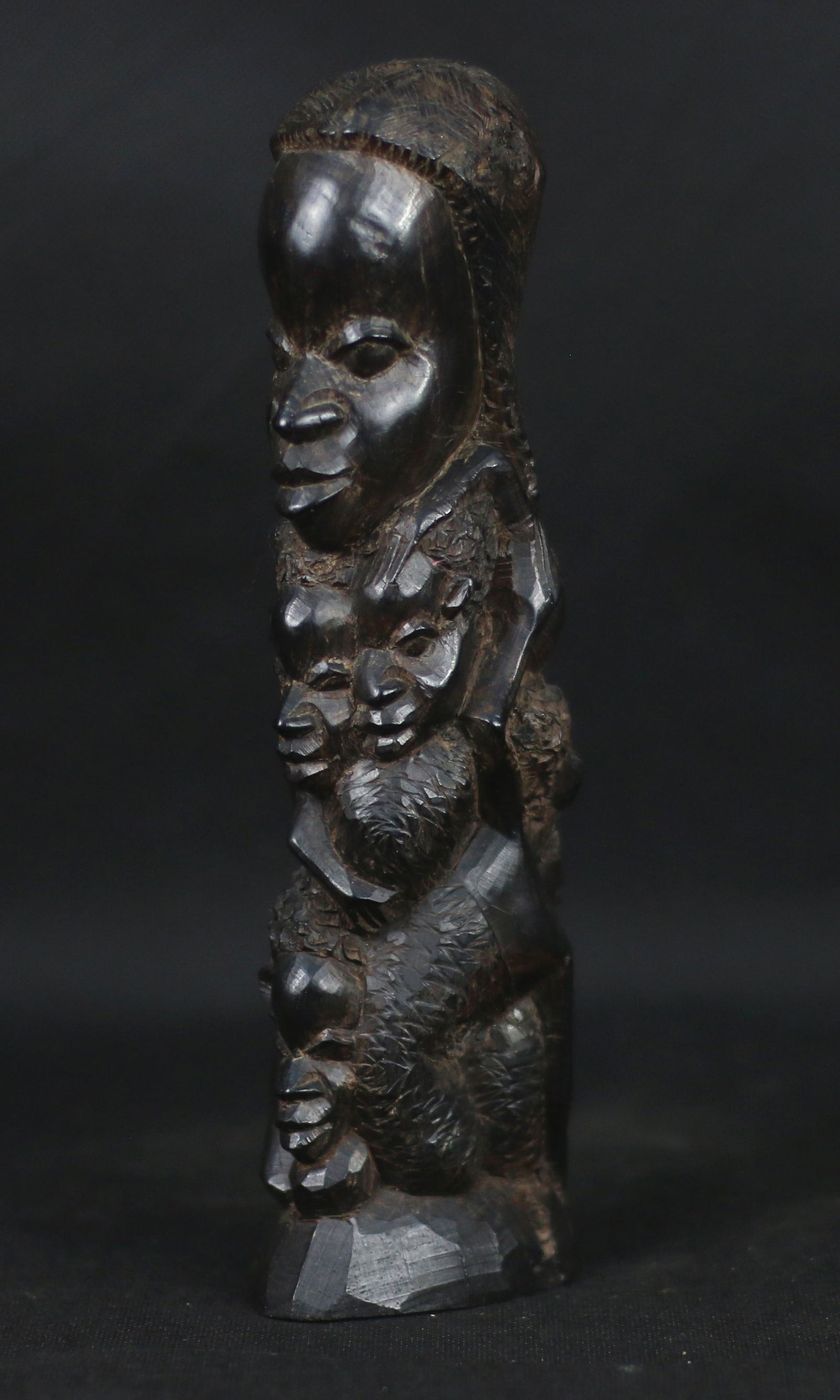 Tanzania Makonde Ebony african Statue 24x6 cm (1 of 6)