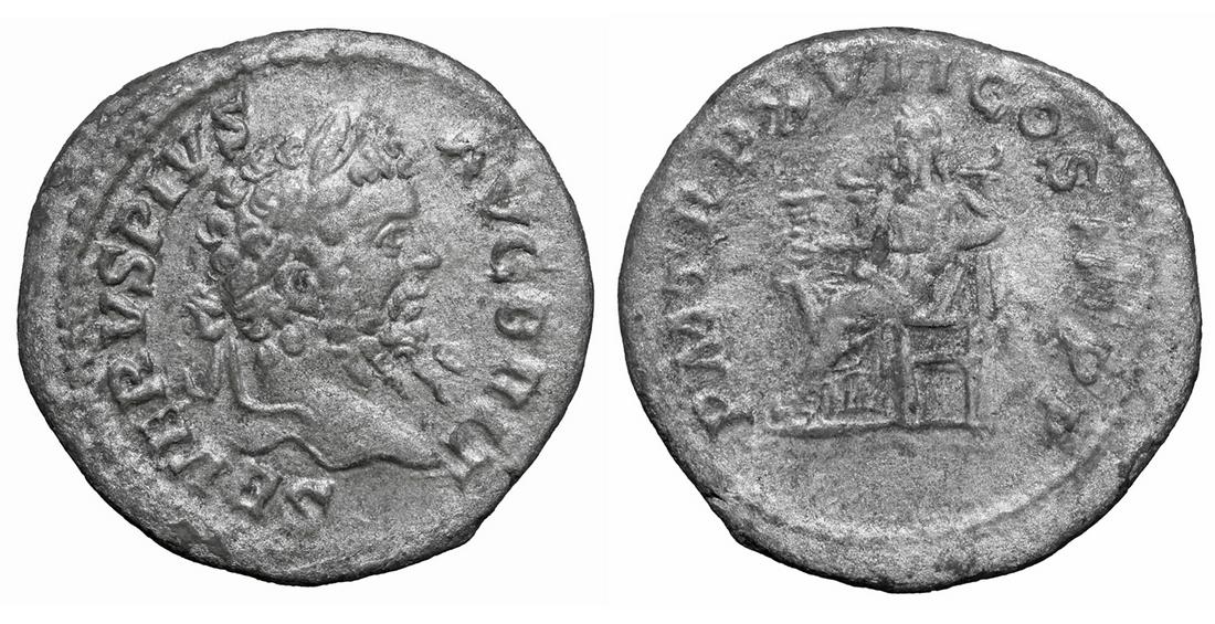 SEPTIMIUS SEVERUS 193-211 AD AR Denarius Roman coins (1 of 1)