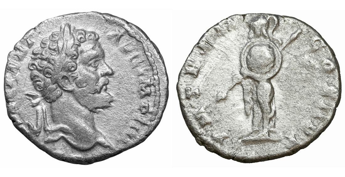 SEPTIMIUS SEVERUS  194-195 AD  Denarius Roman coin (1 of 1)