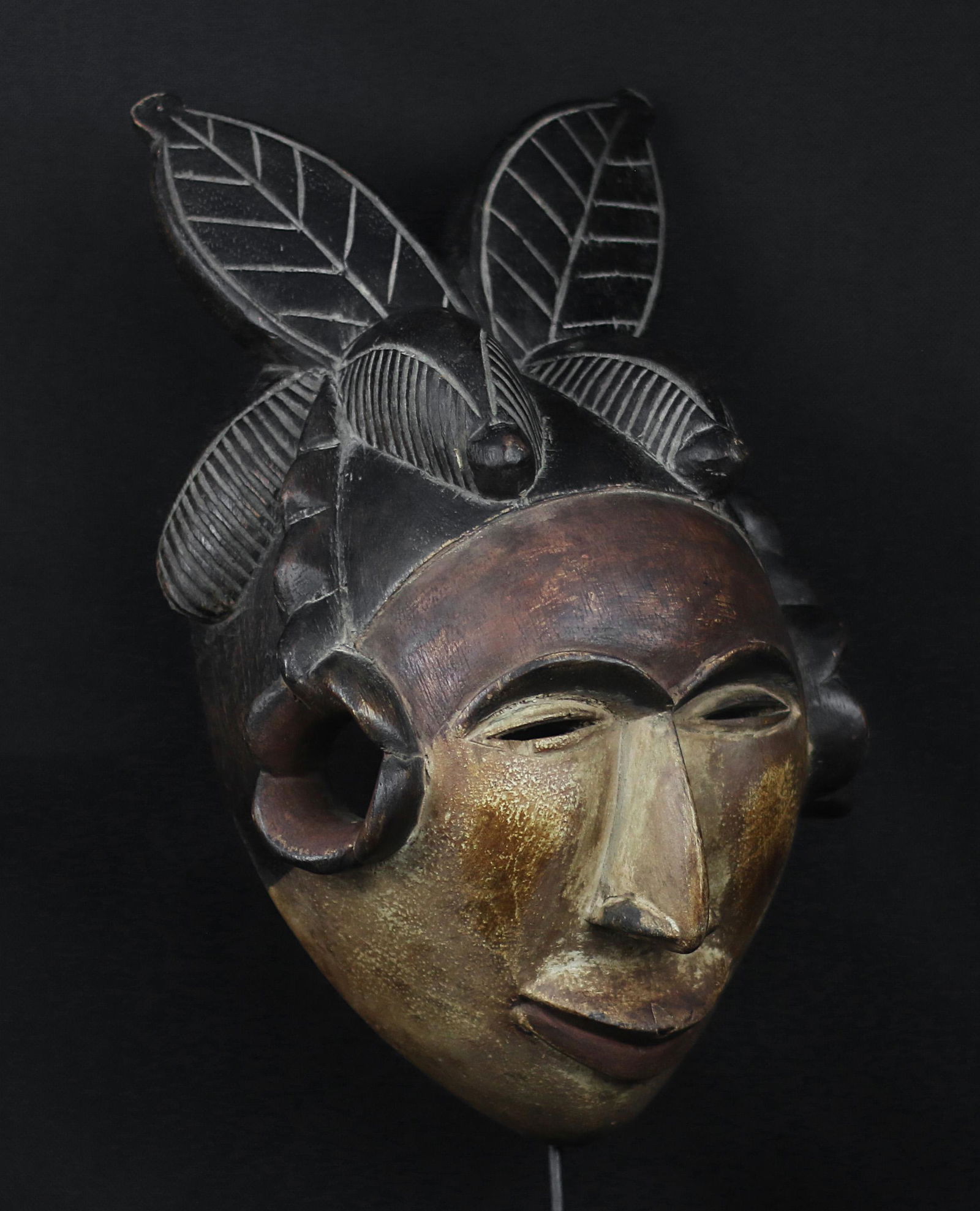 Nigeria 1970 Igbo People african mask 40cm (1 of 6)