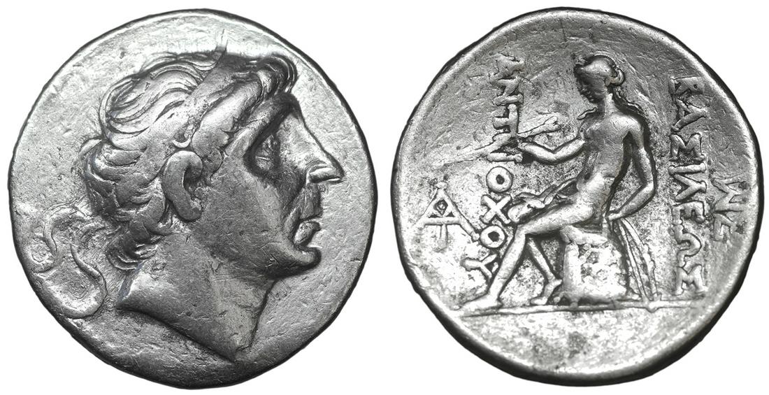 Seleukid Antiochos II Theos AR Tetradrachm (1 of 1)