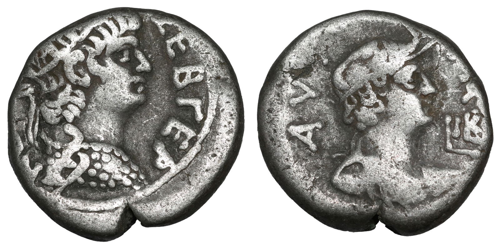 Nero 54-68 AD Tetradrachm Alexandria Egypt Roman coin (1 of 1)