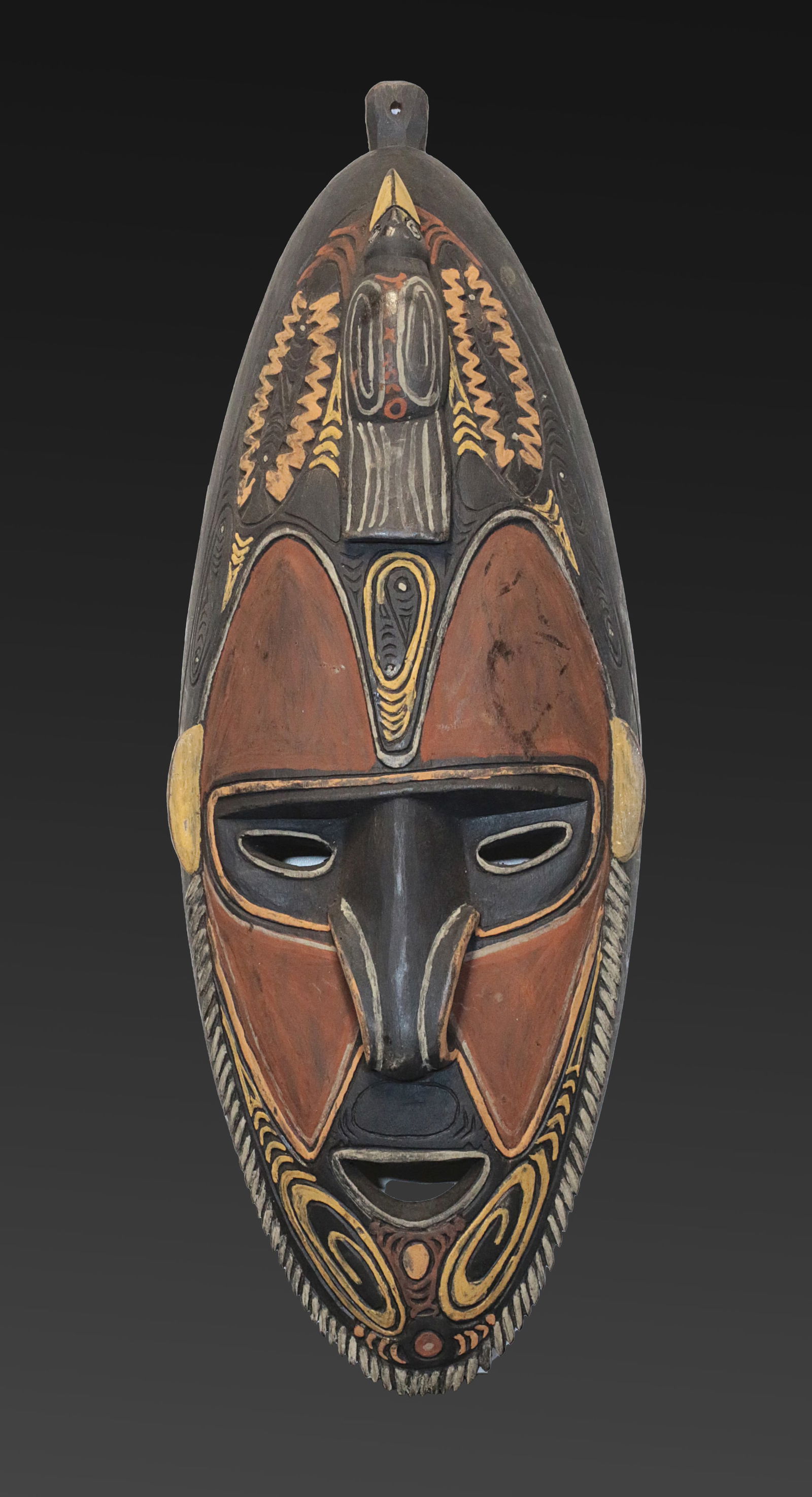 Papua New Guinea Angora dance mask 50 cm (1 of 4)