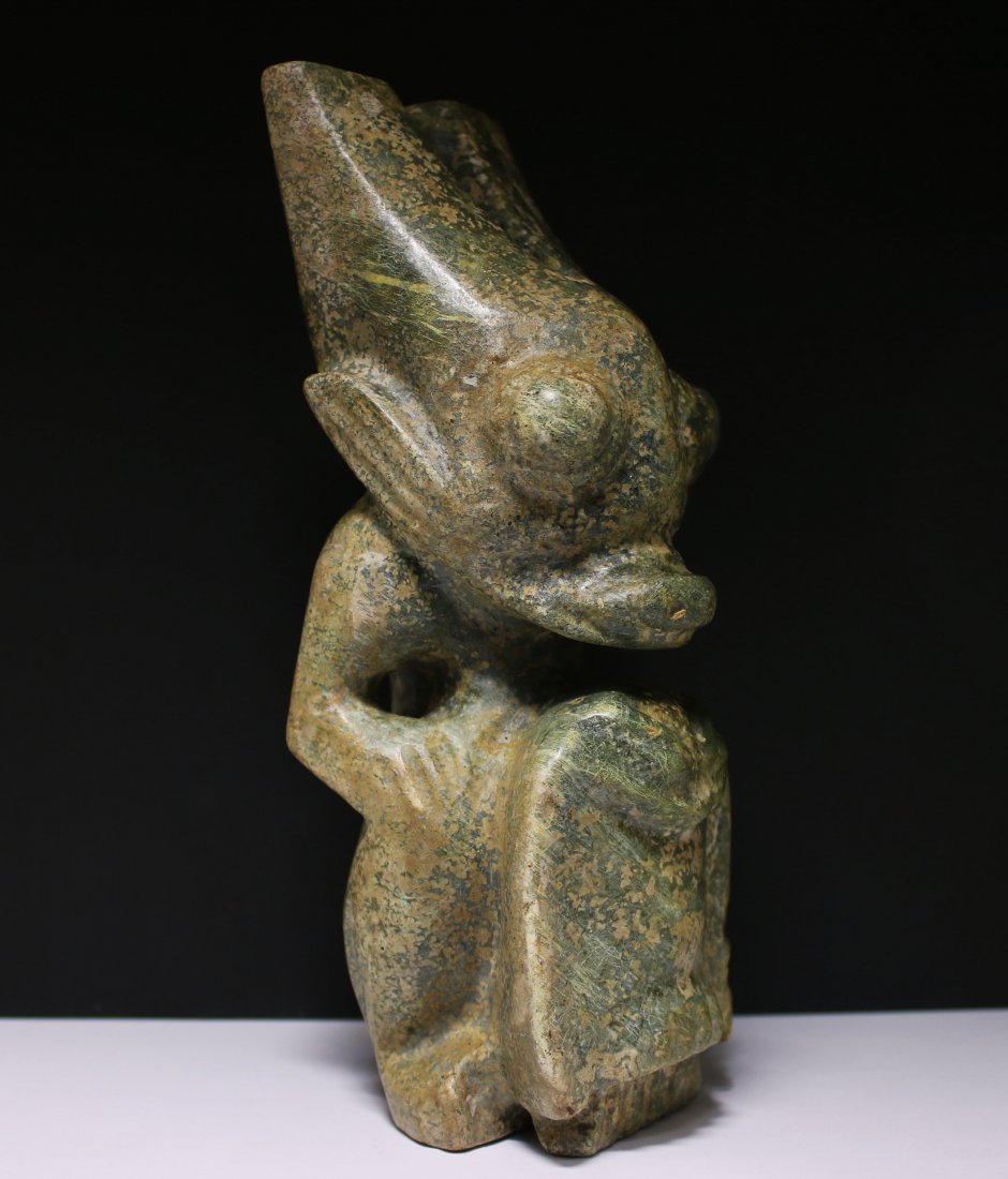 Jade statue Hongshan style Tang Dynasty 900-1000 1,7 kg (1 of 5)