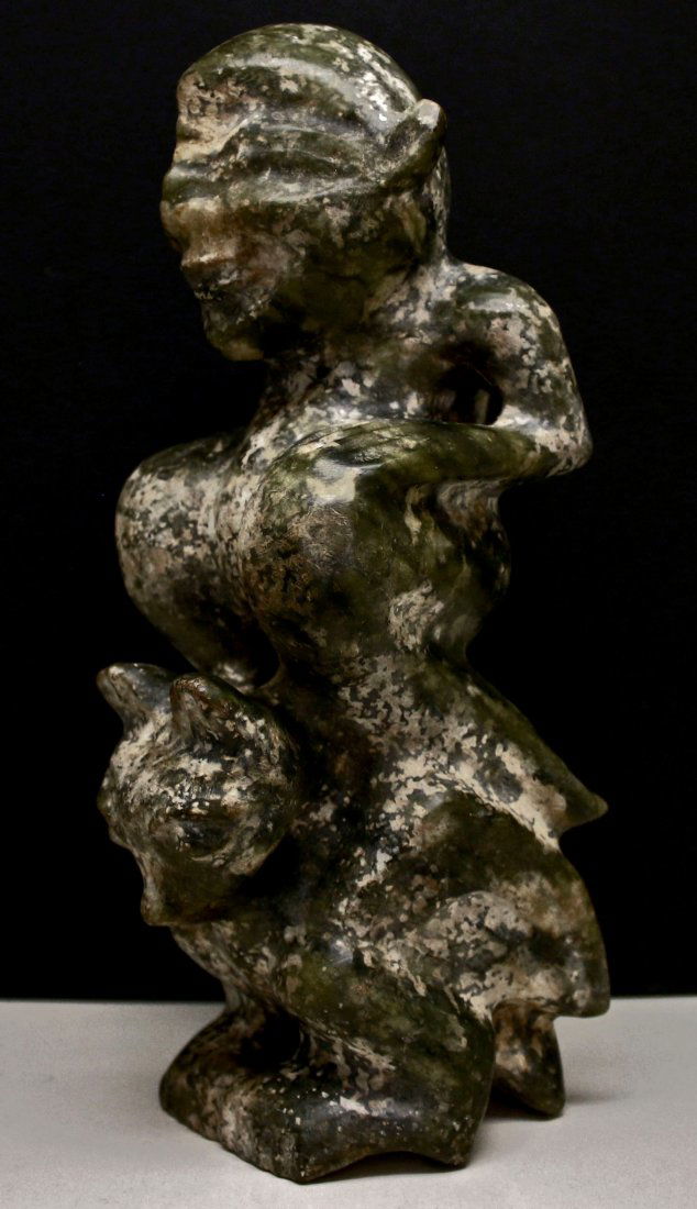 Jade statue Hongshan style Tang Dynasty 900-1000 1,4 kg (1 of 6)