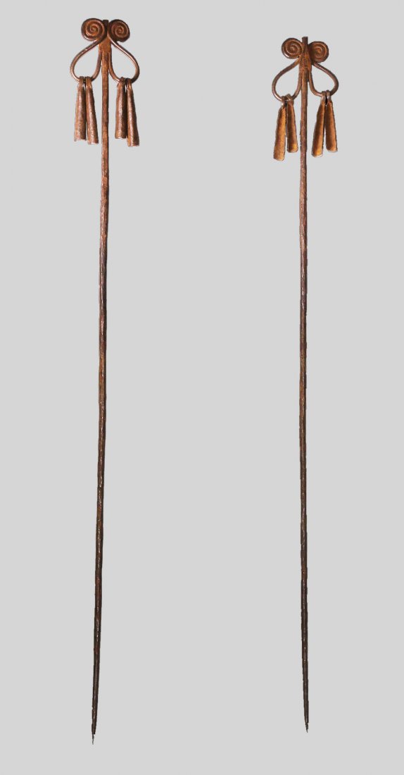 NIGERIA Chamba people Iron currency lance shape 1900 (1 of 1)