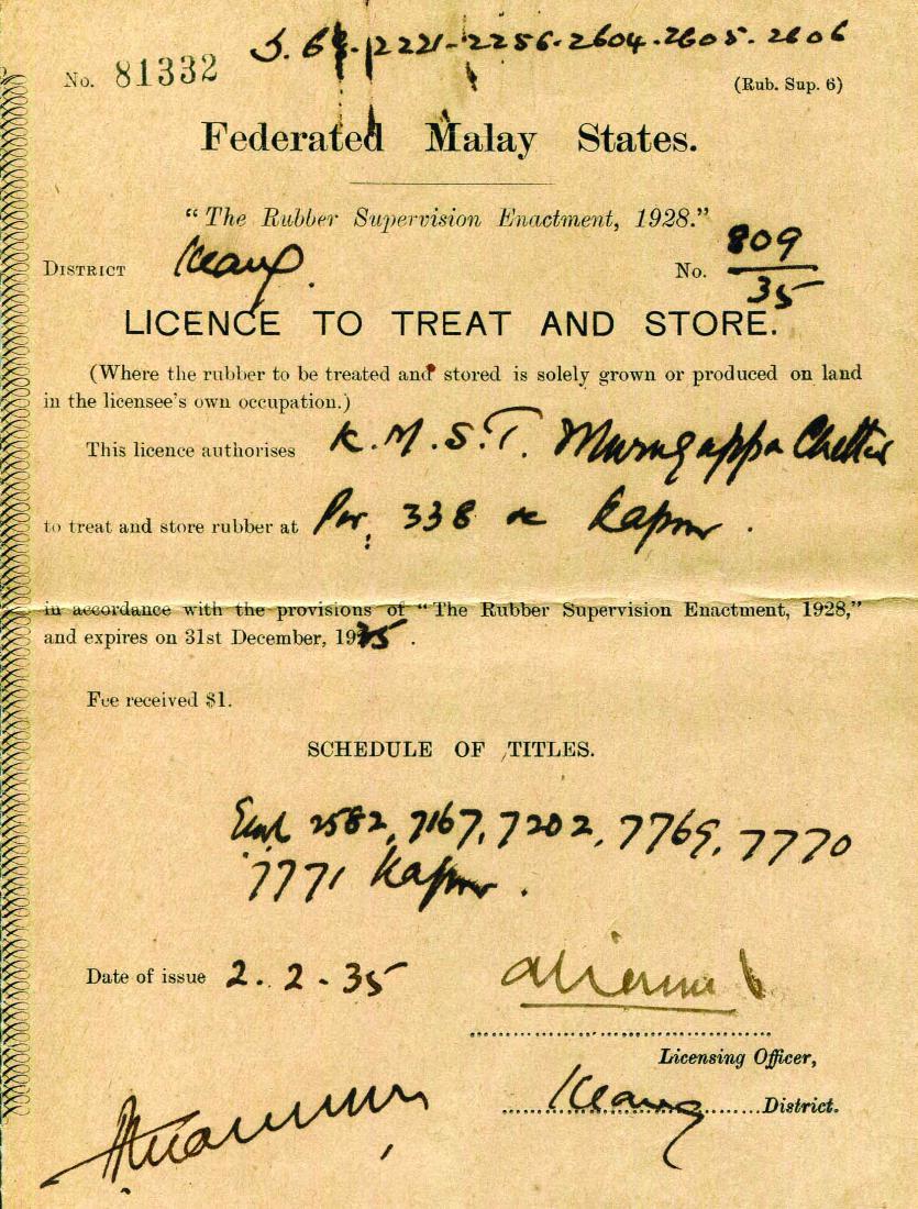 FMS, Licence To Treat and Store, Serial no. 81332 (1 of 1)