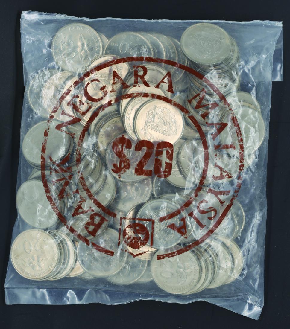 Malaysia 1990, 20 Cents UNC (100pcs) (1 of 1)