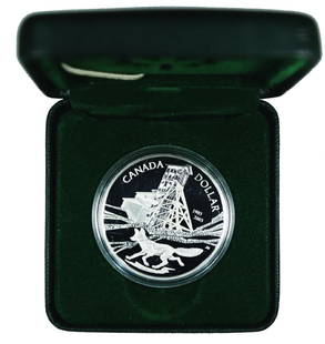 Canada 2003, $1 100th Annv. Of the Cobalt Proof (99.99%: Canada 2003, $1 100th Annv. Of the Cobalt Proof (99.99% Silver) 25.175g