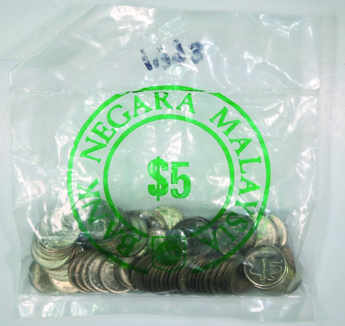 Malaysia 1993, 5 Cents (100pcs) UNC (1 of 1)