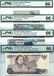 Indonesia 1961/64/85/87, 1Sen,2 1/2,1000,10000 Rupiah