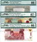 Indonesia 1960/1999/2014-15, 10 & 100,000 Rupiah S/no.