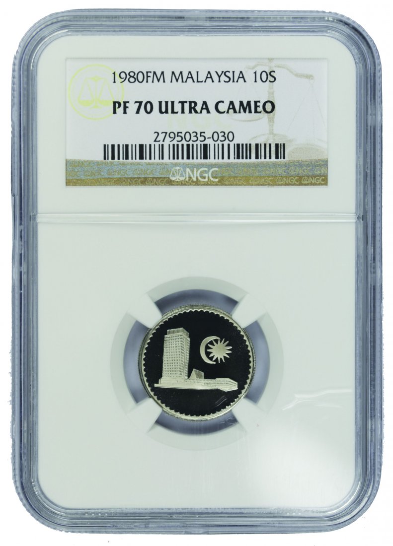 Malaysia Proof 10 Sen.1980 (1 of 3)